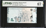 Azerbaijan 10 Manat 2021 P 40 a Superb Gem UNC PMG 67 EPQ