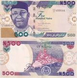 Nigeria 500 Naira 2021 Prefix DZ P 30 t Replacement UNC