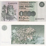 Scotland 1 Pound 1987 P 211 d UNC