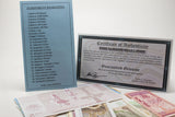 World Banknotes Set 25 different banknotes UNC