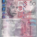 Test Note Albert Einstein 50 ND 2011 TDLR Private issue Nobel Prize AUnc