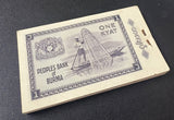 BURMA 1 KYAT ND 1965 P 52 LOT 100 PCS 1 Bundle UNC With RUST at Issued Pin hole