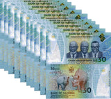 Namibia 30 Dollars Commemorative 2020 P 18 Polymer UNC Lot 10 Pcs