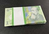 Romania 1 Leu 2018/2022 P 117 Polymer UNC LOT 100 PCS