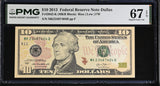 United States 10 Dollars USA 2013 P 540 K Dallas Superb Gem UNC PMG 67 EPQ
