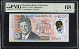 Mauritius 1000 Rupees 2024 P 67 a Polymer Superb Gem UNC PMG 68 EPQ