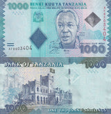 Tanzania 1000 Shilling ND 2010 P 41 UNC