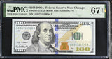 United States 100 Dollars USA 2009A P 536 G Chicago Superb Gem UNC PMG 67 EPQ
