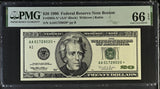 United States 20 Dollars USA 1996 P 501* Replacement A Boston Gem UNC PMG 66 EPQ