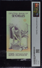 SEYCHELLES 25 Rupees ND 1983 P 29 a Gem UNC PMG 66 EPQ