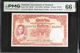 Thailand 100 Baht ND 1955 P 78 d Sign 40 Gem UNC PMG 66 EPQ