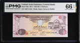 UAE United Arab Emirates 5 Dirhams 2017 P 26 d Gem UNC PMG 66 EPQ