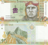 Peru 10 Nuevos Soles 2016 P 192 UNC