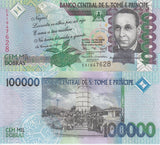 Saint Thomas & Prince 100000 Dobras 2005 P 69 a UNC