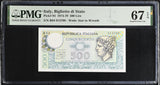 Italy 500 Lire 1974-1979 P 94 Superb Gem UNC PMG 67 EPQ