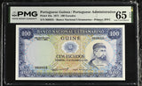 Portuguese Guinea 100 Escudos 1971 P 45 a Gem UNC PMG 65 EPQ