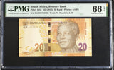 South Africa 20 Rands ND 2012 P 134 a Gem UNC PMG 66 EPQ