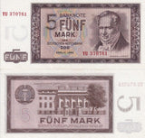 GERMANY Democratic 5 MARK 1964 DDR P 22 UNC