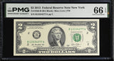United States 2 Dollars USA 2013 P 538 B New York Gem UNC PMG 66 EPQ