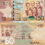 Ghana 50 Cedis 2014 P 42 b UNC