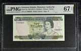 Solomon Islands 2 Dollars ND 1977 P 5 a Superb Gem UNC PMG 67 EPQ