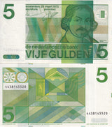 Netherlands 5 Gulden 1973 P 95 a UNC