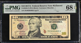 United States 10 Dollars USA 2017A P 545B E Richmond Superb Gem UNC PMG 68 EPQ