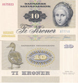 Denmark 10 Kroner 1977 P 48 g UNC