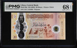 Libya 20 Dinars ND 2025 P 88 a D/1 Polymer Superb Gem UNC PMG 68 EPQ