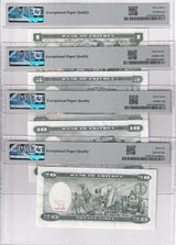 Eritrea Set 4;1 5-20 Nakfa 1997 P 1 P 2 P 3 P 4 Superb Gem UNC PMG 66 67 EPQ