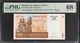 Madagascar 500 Ariary 2004 P 88 c A-Z Superb Gem UNC PMG 68 EPQ