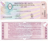 Argentina 1 Austral 1987 P S2612e UNC