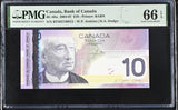 Canada 10 Dollars 2004-2007 P 102Aa Jenkins Dodge Gem UNC PMG 66 EPQ
