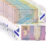 North Macedonia 10 Denari 2020 P 27 Polymer UNC Lot 10 Pcs