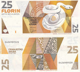 Aruba 25 Florins 1993 P 12 UNC