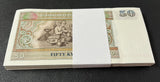 Myanmar 50 Kyats ND 1994 P 73 UNC LOT 100 PCS 1 BUNDLE