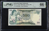 Indonesia 500 Rupiah 1977 P 117 Gem UNC PMG 66 EPQ