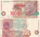 South Africa 200 Rands ND 1999 P 127 b AUnc