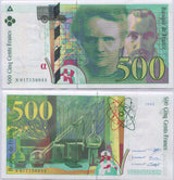 France 500 Francs 1994 P 160 AUnc