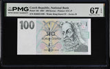 Czech Republic 100 Korun 1997 P 18 f Superb Gem UNC PMG 67 EPQ