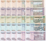 Mongolia SET 5 x Lot 5 = 25 UNC 50 100 500 1000 5000 TUGRIK 2019-2024 P 72 73-76