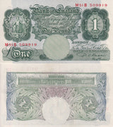 Great Britain 1 Pound England ND 1948-1960 P 369 b Sign P. S. Beale XF+