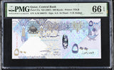 Qatar 500 Riyals ND 2007 P 27 a Gem UNC PMG 66 EPQ