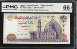 Egypt 200 Pounds 2007-2008 P 68 a* Replacement Gem UNC PMG 66 EPQ