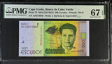 Cape Verde 500 Escudos 2014 P 72 Superb GEM UNC PMG 67 EPQ