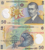 Romania 50 Lei 2018/2024 P 120 Polymer UNC