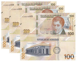Honduras 100 Lempiras 2022/2024 P 112 LOT 3 UNC