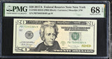 United States 20 Dollars USA 2017A P 546 New York Superb Gem UNC PMG 68 EPQ