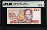 Thailand 100 Baht ND 1994 P 97 SIGN 63 Gem UNC PMG 66 EPQ