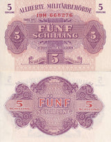Austria 5 Schilling 1944 P 105 AUnc